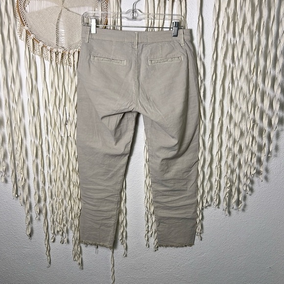 Frank & Eileen Tan Hemp Blend Cropped Wicklow Trouser Size 0 - Picture 5 of 8